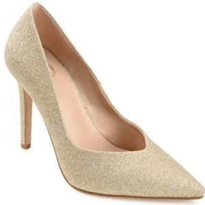 Journee Collection Womens Ninna Slip On High Stiletto Pointed Toe Pumps